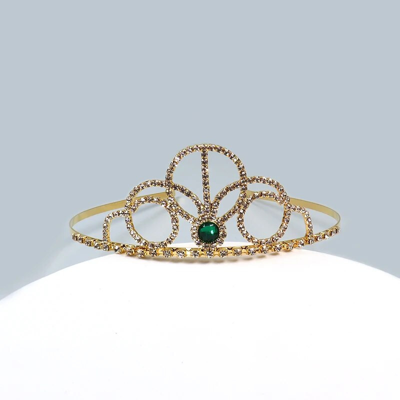 ZANLLOY līgavu kāzu tiāra krāsa, kristāla kroņprinceses dzimšanas dienas ballīte Matu aksesuāri Rhinestone