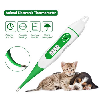 Ψηφιακό θερμόμετρο ζώου LCD Φάρμα χοίρων αγελάδας πρόβατο σκύλος γάτα Θερμόμετρο Ζώα Ηλεκτρονικό θερμόμετρο Εργαλεία Veterinaria Supplies