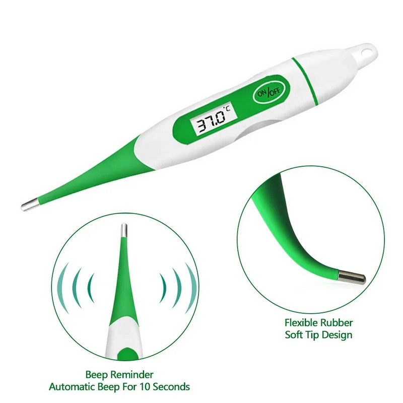 Skaitmeninis LCD gyvulių termometras Farm Kiaulė Karvė Avis Šuo Katė Termometras Gyvūnai Elektroninis termometras Įrankiai Veterinarijos reikmenys