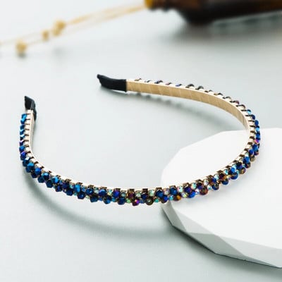 Korejiešu versija vieglai, greznai kalnu kristāla galvas saitei sievietēm ar augstas klases un modernu galvas saiti no ūdens malas