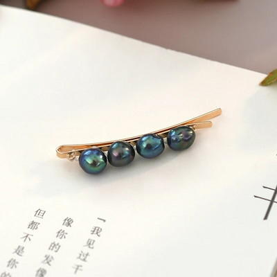 ASHIQI Trendy prirodne slatkovodne biserne kopče za kosu igle dodaci za žene darovi