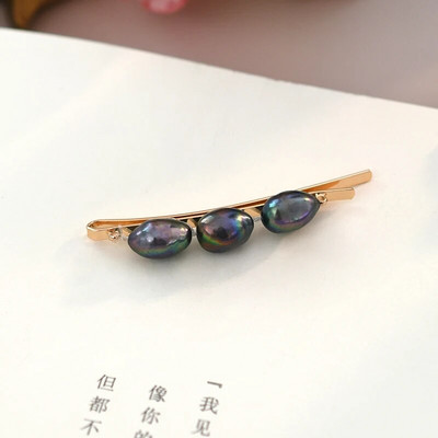 ASHIQI Trendy prirodne slatkovodne biserne kopče za kosu igle dodaci za žene darovi