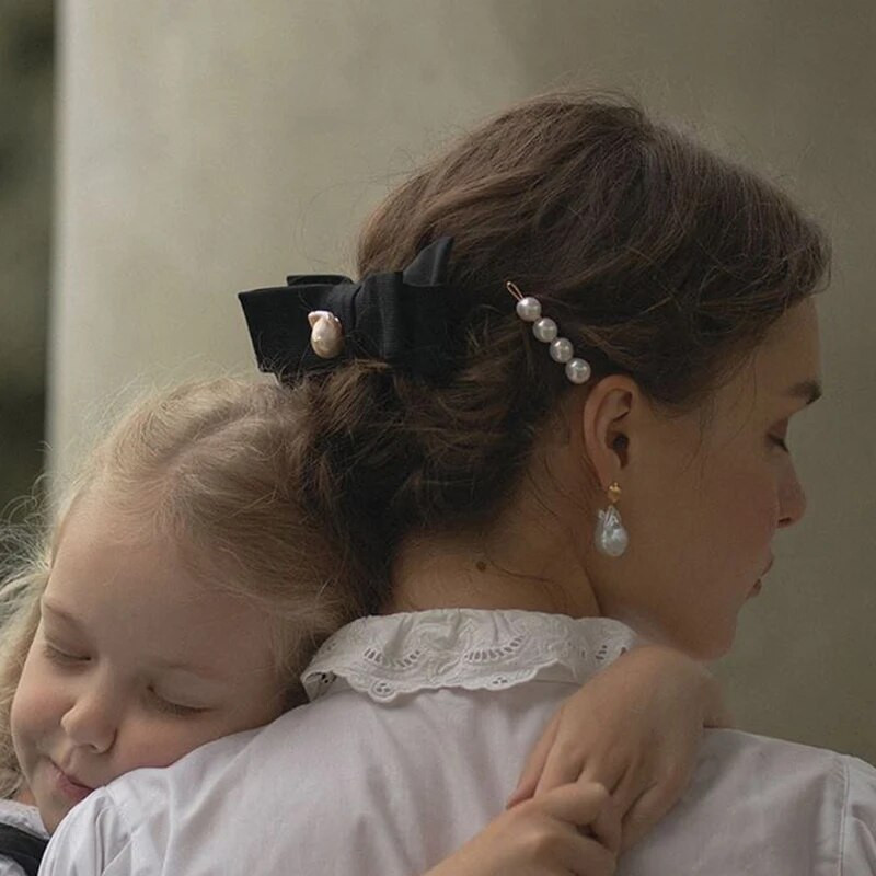 ASHIQI Trendy prirodne slatkovodne biserne kopče za kosu igle dodaci za žene darovi