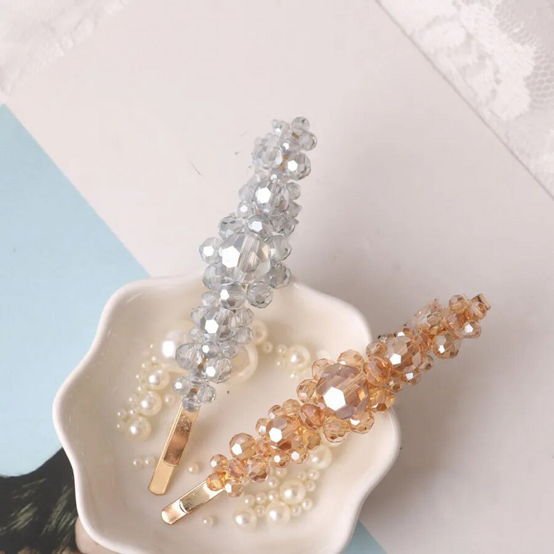 1vnt Korėjos mados asmenybės metalinės geometrinės plaukų žnyplės, elegantiškos plaukų segtukai, moteriški plaukų aksesuarai, nauji