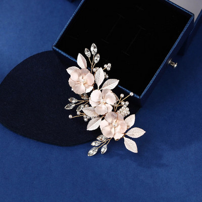 Kristalni svadbeni češalj za kosu Biserna svadbena frizura Ukrasi za kosu sa kamenčićima za žene i djevojke