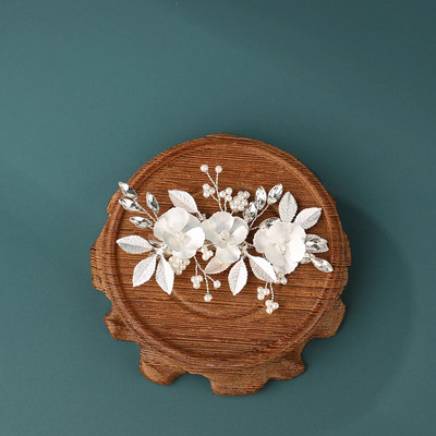 Kristalni svadbeni češalj za kosu Biserna svadbena frizura Ukrasi za kosu sa kamenčićima za žene i djevojke