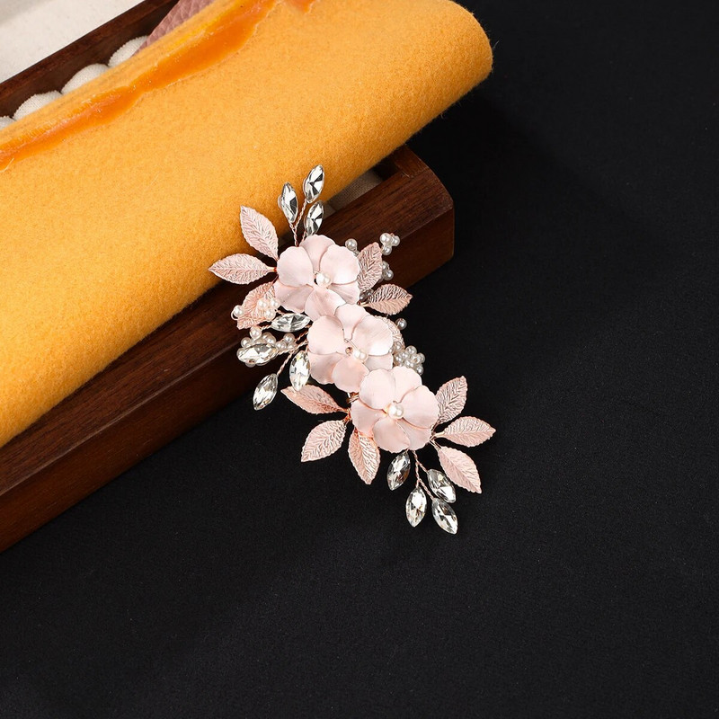 Kristalni svadbeni češalj za kosu Biserna svadbena frizura Ukrasi za kosu sa kamenčićima za žene i djevojke