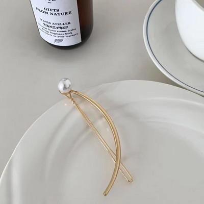 Modes Metāla pērļu matu sprādzes Kāzu matu veidošanas rīki Sievietēm Meitenes Barrettes Banānu Twist Spraudes Matu bulciņas Rotaslietas Dropship