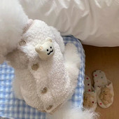 Slatki pamučni prsluk za pse za kućne ljubimce Jesenska i zimska odjeća za pse za male pse Teddy Cat Odjeća za pse Debljana topla jakna za pse