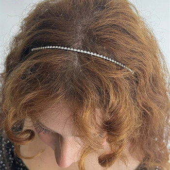 Бохемски страз 1 ред лента за глава на челото бижута дамски ретро шапка булчинска лента за глава верига сватбени аксесоари за коса
