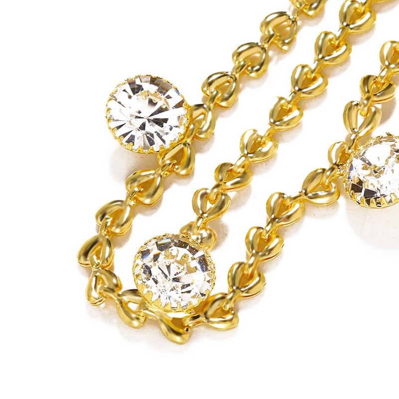 Stonefans Bohemia galvas saite Kristāla matu rotaslietas sievietēm Metāla galvas ķēde galvas rota Indijas boho galvassega Kāzu matu aksesuāri