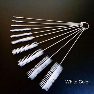 10 τμχ/σετ Βούρτσα καθαρισμού σωλήνων ενυδρείου από ανοξείδωτο ατσάλι Φίλτρο νερού Σωλήνας αέρα Εύκαμπτος σωλήνας ενυδρείου Αξεσουάρ ενυδρείου