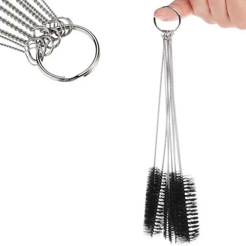 10 τμχ/σετ Βούρτσα καθαρισμού σωλήνων ενυδρείου από ανοξείδωτο ατσάλι Φίλτρο νερού Σωλήνας αέρα Εύκαμπτος σωλήνας ενυδρείου Αξεσουάρ ενυδρείου