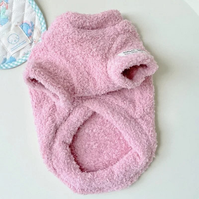 Rudens ziemas suņu džemperis Divpusējs mākoņains plīša apakšējais džemperis, biezināts plīša mētelis mājdzīvnieku suns kaķu apģērbs kucēnu apģērbs