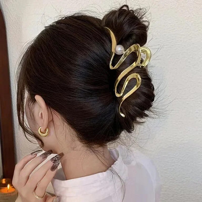 Hiphops Helovīns Spider Skeleton Matu Spīles Sieviešu Rotaslietas Aksesuāri Melns Sudrabs Zelts Big Barrette Jauna Galvassega