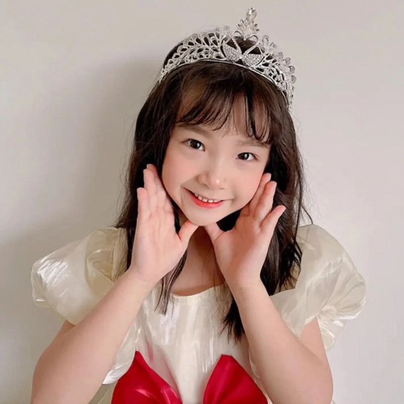 Bērnu meiteņu dzimšanas dienas dāvanas ballītes aksesuāri ballīšu aksesuāri princeses kroņa tiāras galvas saite matu rotaslietas