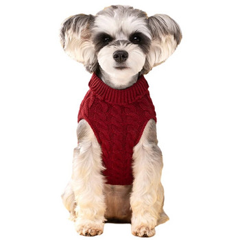 Κλασικά πουλόβερ για σκύλους για κατοικίδια Χειμερινά ρούχα για κατοικίδια για μικρά σκυλιά Ζεστό πουλόβερ στολή για γάτες Ρούχα μαλακό μπουφάν για σκύλους