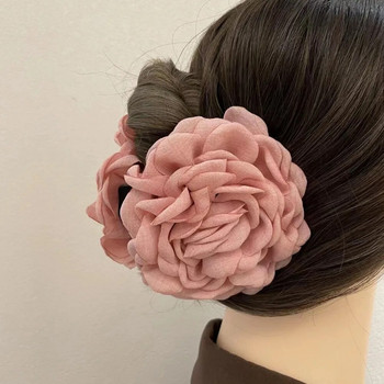 Γαλλική vintage φουρκέτα τριαντάφυλλο Γυναικεία προηγμένη ιδιοσυγκρασία Backward Shark Hairpin Headwear Γλυκό εξατομικευμένο αξεσουάρ κοσμήματος
