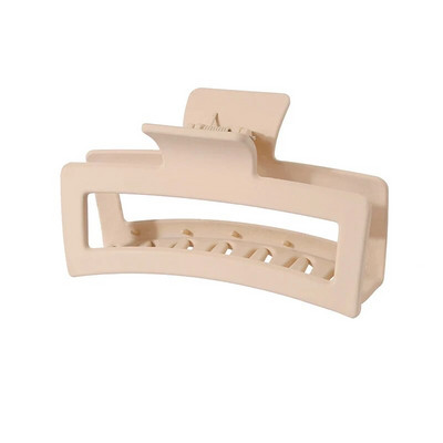 Suur jäätunud ruudukujuline haaratsiklamber 13 cm õõnsa seljapeaga juuksenõelaga juuksenõelaga juuksetarvikud Lihtne haiklambriga juukseklamber