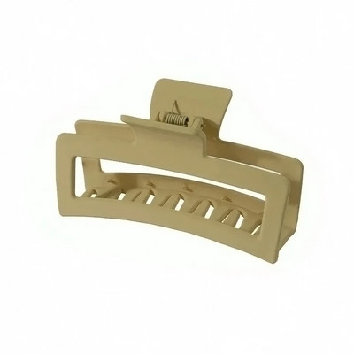 Suur jäätunud ruudukujuline haaratsiklamber 13 cm õõnsa seljapeaga juuksenõelaga juuksenõelaga juuksetarvikud Lihtne haiklambriga juukseklamber