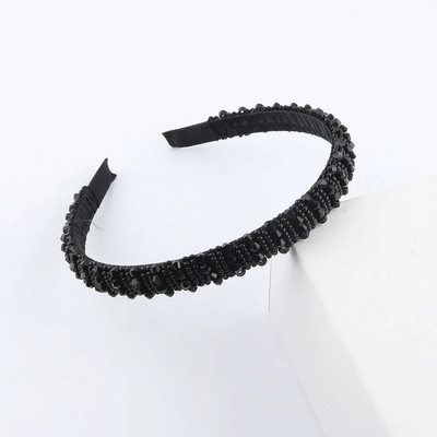 Vienkāršas sievietes, meitenes, kristāla krelles, pītas, rokām darinātas matu lentes, galvassegas Pieaugušo matu aksesuāri371