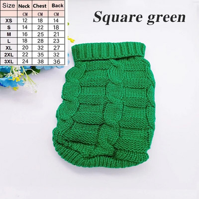 Πουλόβερ για σκύλους για κατοικίδια Χειμερινά ρούχα για κατοικίδια για μικρά σκυλιά Ζεστό πουλόβερ στολή για γάτες Ρούχα Μάλλινα μαλακά μπουφάν για σκύλους