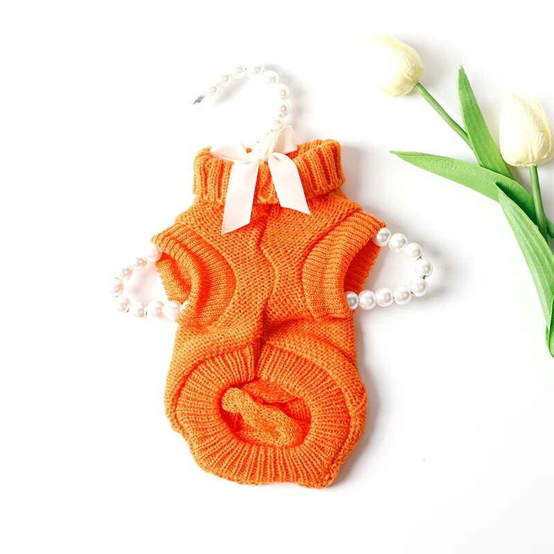 Πουλόβερ για σκύλους για κατοικίδια Χειμερινά ρούχα για κατοικίδια για μικρά σκυλιά Ζεστό πουλόβερ στολή για γάτες Ρούχα Μάλλινα μαλακά μπουφάν για σκύλους