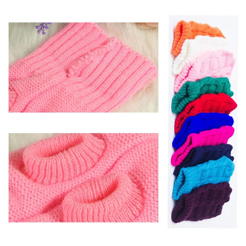 Πουλόβερ για σκύλους για κατοικίδια Χειμερινά ρούχα για κατοικίδια για μικρά σκυλιά Ζεστό πουλόβερ στολή για γάτες Ρούχα Μάλλινα μαλακά μπουφάν για σκύλους