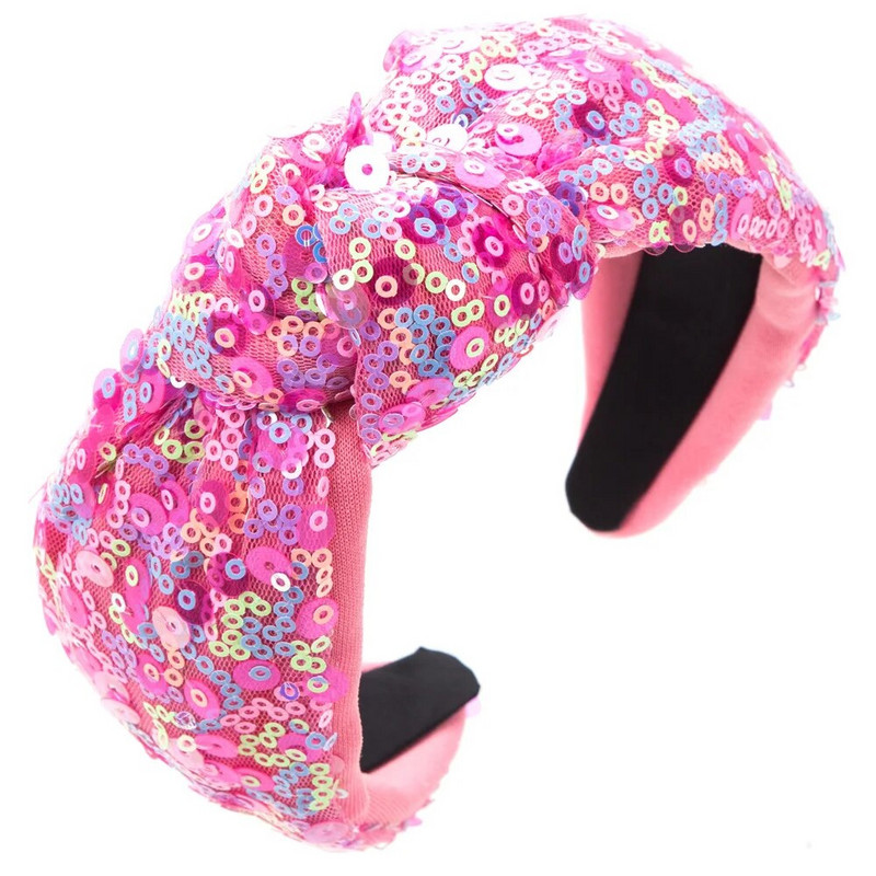 Ανοιξιάτικο πολύχρωμο κόμπο πούλιες Hairband Headband Αξεσουάρ μαλλιών για ενήλικες Hair Jewley