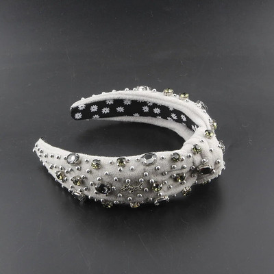 Novi dodaci za kosu sa žutim šarenim cvjetovima, platnena traka za ruke s umetnutim vještačkim dijamantima za žene, dodaci za kosu za zabavu 176