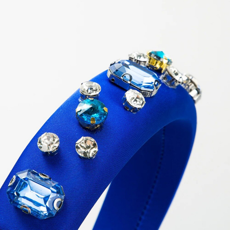 Eiropas un Amerikas jauna luksusa temperamenta modes galvas saite sievietēm ar dimanta sūkli, sejas mazgāšanas matu lente