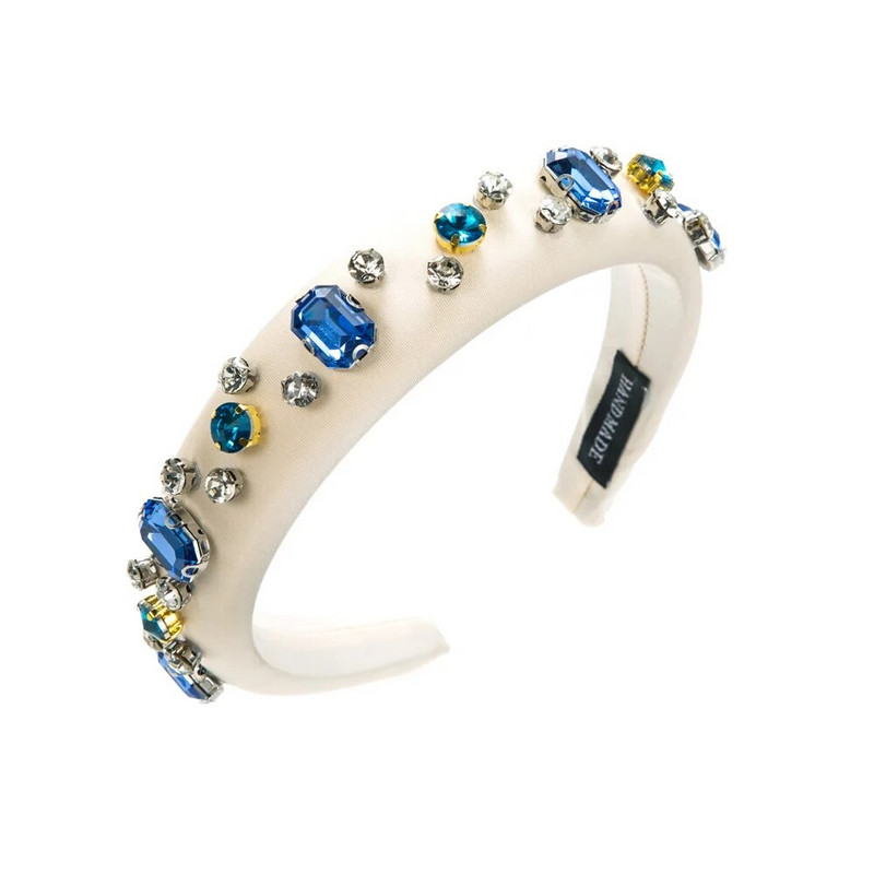 Eiropas un Amerikas jauna luksusa temperamenta modes galvas saite sievietēm ar dimanta sūkli, sejas mazgāšanas matu lente