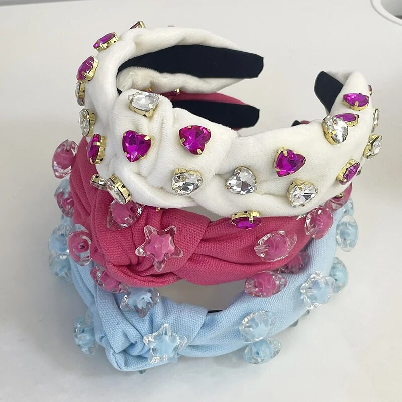 Γυναικείες κοριτσίστικες χάντρες Χειροποίητοι κόμποι κεφαλόδεσμος Αξεσουάρ μαλλιών για ενήλικες Hair Jewley