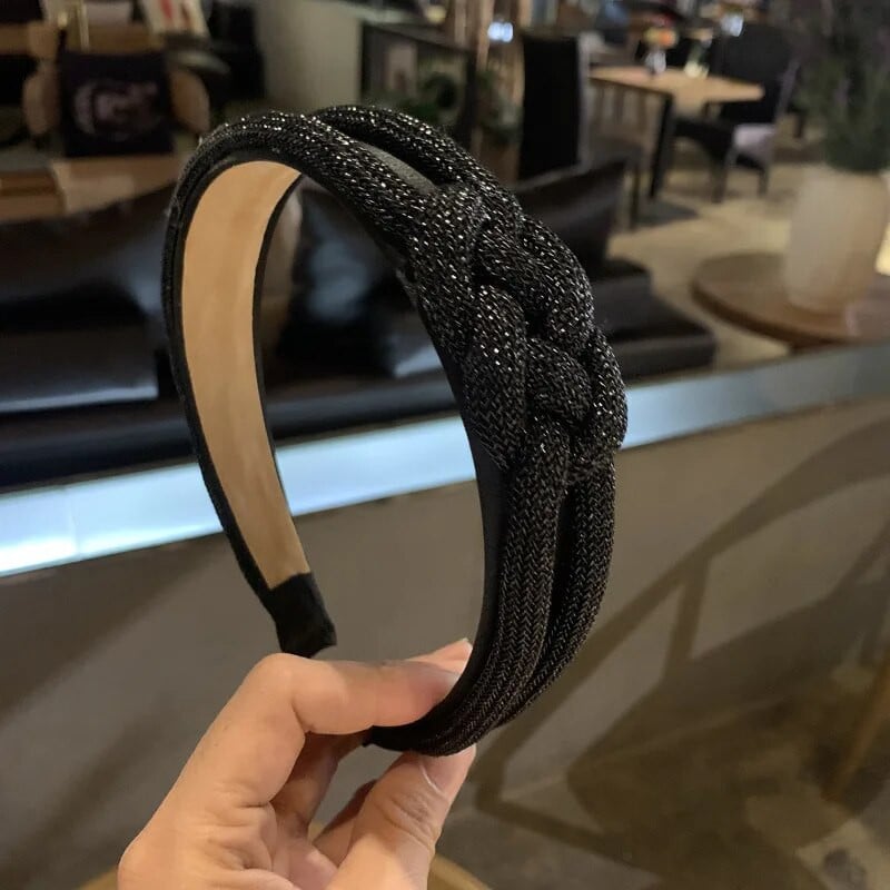 Trake za glavu s upletenom pletenicom za odrasle Žene Jednostavan obruč za kosu širokog oboda Modni dodaci za kosu za djevojke Ženske trake za kosu