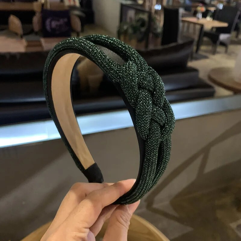 Trake za glavu s upletenom pletenicom za odrasle Žene Jednostavan obruč za kosu širokog oboda Modni dodaci za kosu za djevojke Ženske trake za kosu