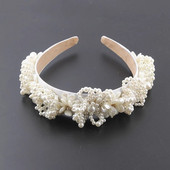 Nova moda bistri vjetar umetnut bisernim cvjetnim česticama personalizirane trake za glavu ženska maturalna zabava dodaci za kosu pokrivala za glavu 934