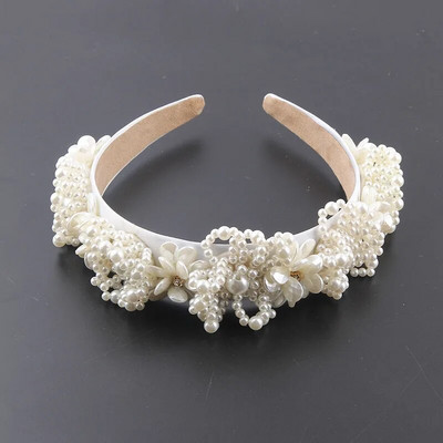 Nova moda bistri vjetar umetnut bisernim cvjetnim česticama personalizirane trake za glavu ženska maturalna zabava dodaci za kosu pokrivala za glavu 934