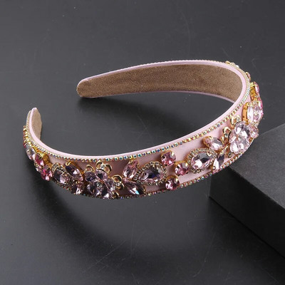 Baroka retro stila galvas saite Tiāras aksesuāri sieviešu kāzu joslai galvas saite sievietēm meitenēm kāzas 511