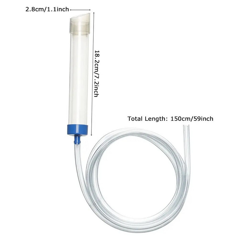 Kokybiškas rankinis vakuuminis vandens keitiklis išmatų valymo priedai Vandens keitiklio siurblys sifono žarna akvariumo valiklis