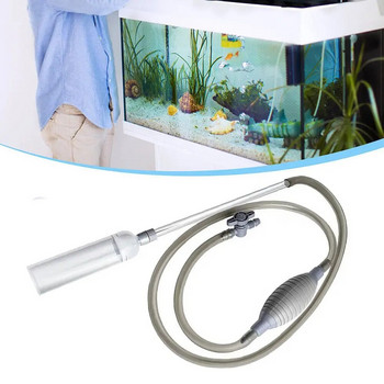 Αξεσουάρ Δεξαμενή ψαριών Changer Water Cleaner Εργαλεία καθαρισμού νερού Aquarium Siphon Pump Cleaner Αξεσουάρ ενυδρείου