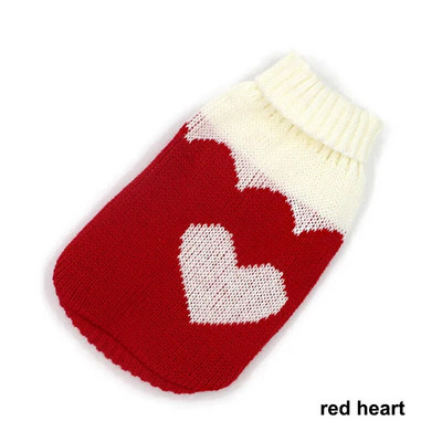 Ζεστά ρούχα για κατοικίδια για γάτες Μικρό πουλόβερ για σκύλους Φούστες παλτό Χειμερινά πλεκτά ρούχα για κατοικίδια για σκύλους Chihuahua Ενδύματα κινουμένων σχεδίων κοστουμιών