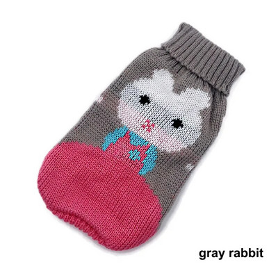 Ζεστά ρούχα για κατοικίδια για γάτες Μικρό πουλόβερ για σκύλους Φούστες παλτό Χειμερινά πλεκτά ρούχα για κατοικίδια για σκύλους Chihuahua Ενδύματα κινουμένων σχεδίων κοστουμιών