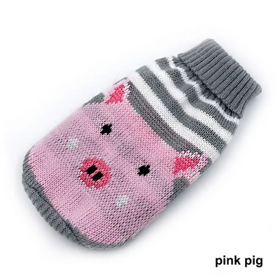 Ζεστά ρούχα για κατοικίδια για γάτες Μικρό πουλόβερ για σκύλους Φούστες παλτό Χειμερινά πλεκτά ρούχα για κατοικίδια για σκύλους Chihuahua Ενδύματα κινουμένων σχεδίων κοστουμιών