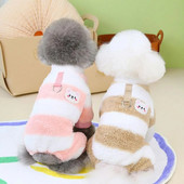 Mājdzīvnieku apģērbi Apburoši multfilmu raksti suņu kombinezons, silts, stilīgs četrkājains dizains mājdzīvnieku džemperis ziemai