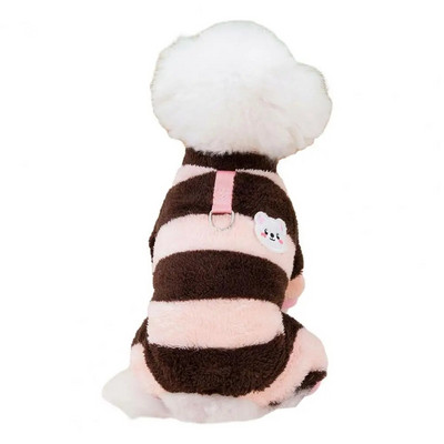 Mājdzīvnieku apģērbi Apburoši multfilmu raksti suņu kombinezons, silts, stilīgs četrkājains dizains mājdzīvnieku džemperis ziemai
