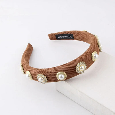 Κομμωτή Νέα Μόδα Λεπτό Σφουγγάρι Περλ Προσωπικότητα Μαλλιά Γυναικεία Πάρτυ Ταξίδι Street Shoot Αξεσουάρ μαλλιών Κλιπ μαλλιών 905