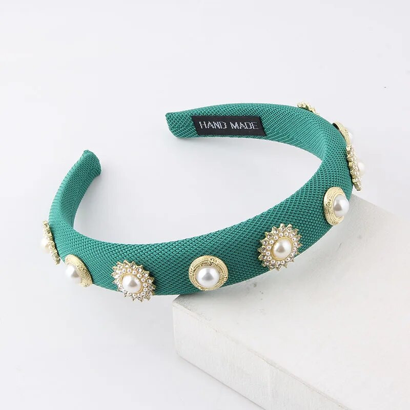 Κομμωτή Νέα Μόδα Λεπτό Σφουγγάρι Περλ Προσωπικότητα Μαλλιά Γυναικεία Πάρτυ Ταξίδι Street Shoot Αξεσουάρ μαλλιών Κλιπ μαλλιών 905