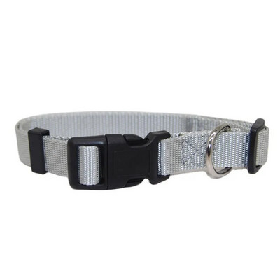 Vienkrāsainas neilona suņu kaklasiksnas kaķiem, staigājot brīvā dabā, pazuduši Izvairieties no mājdzīvnieku piederumiem Daudzkrāsu pamata suņu iejūga XS-XL