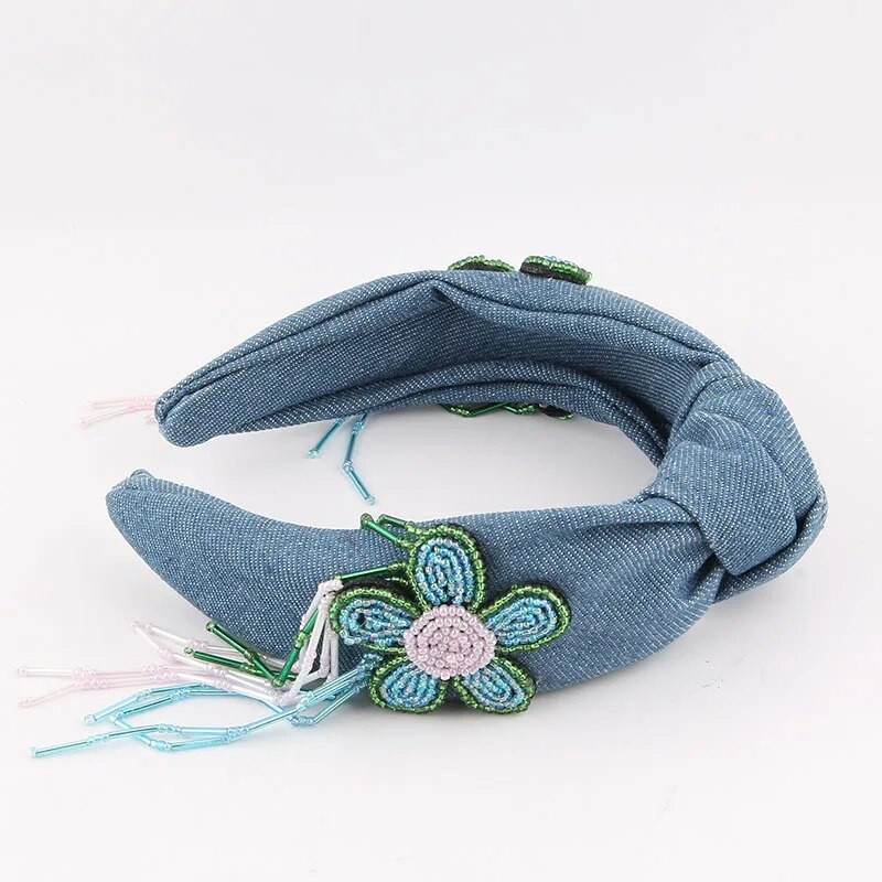 Cowboy Boemia Nod Cristal Urs Bentiță de lux Strasuri Diamante Colorate Bentiță Petrecere Nuntă Accesorii pentru păr feminin 157