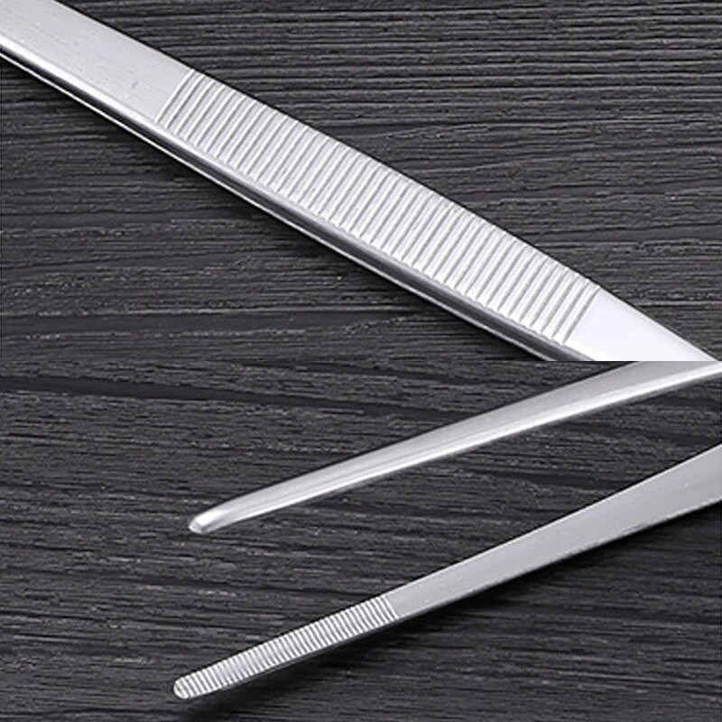 1vnt nerūdijančio plieno pincetai vandens augalams švarūs pincetai tiesios kreivės žuvų bako valiklis namų praktiškas akvariumo valymo įrankis